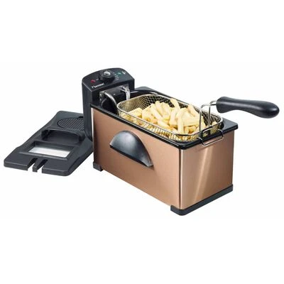 Bestron Friteuse Met Koude Zone AF370CO 2000 W 3,5 L Koperkleurig 7 Bestron Friteuse Met Koude Zone AF370CO 2000 W 3,5 L Koperkleurig - Afbeelding 5