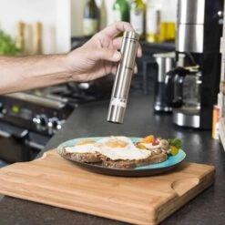 Bestron Peper- En Zoutmolen APS100CH 18,2 Cm RVS Zilverkleurig -Bestron image 5 425252