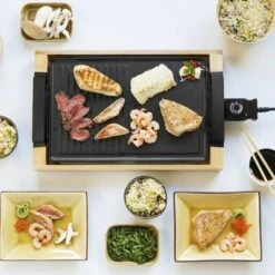 Bestron Bamboegrill AG2000BB 2000 W 47x26 Cm -Bestron image 5 433663