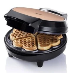Bestron Wafelijzer AWM700CO Hartvormig 700 W Zwart En Koperkleurig -Bestron image 5 440269