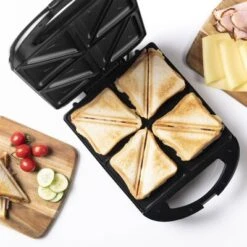 Bestron Sandwichmaker ASM13XXLZ XXL 1300 W Zwart 13 Bestron Sandwichmaker ASM13XXLZ XXL 1300 W Zwart -Bestron image 5 441212