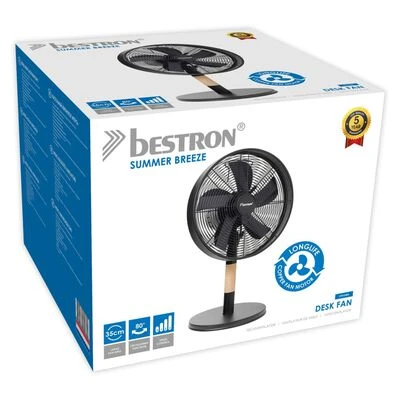 Bestron Bestro Tafelventilator DFT35WB 35 W 35 Cm Zwart 8 Bestron Bestro Tafelventilator DFT35WB 35 W 35 Cm Zwart - Afbeelding 6