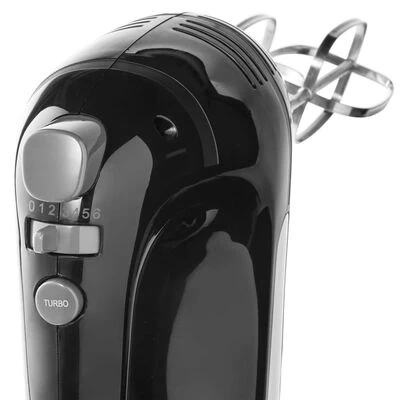 Bestron Handmixer Kitchen Heroes AHM300Z 300 W Zwart 8 Bestron Handmixer Kitchen Heroes AHM300Z 300 W Zwart - Afbeelding 6