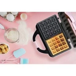 Bestron Wafelijzer AWB700P Luikse Wafel 750 W Roze -Bestron image 7 440249
