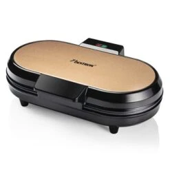 Bestron Wafelijzer ADWM730CO Hartvormig Dubbel 1200 W Zwart En Koper -Bestron image 7 440270