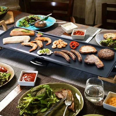 Bestron Tafelbakplaat Asia Lounge ABP603BB XL 70x23 Cm Bamboe 10 Bestron Tafelbakplaat Asia Lounge ABP603BB XL 70x23 Cm Bamboe - Afbeelding 8