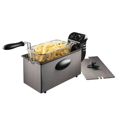 Bestron Friteuse Met Koude Zone AF357A 2000 W 3,5 L Antracietkleurig 10 Bestron Friteuse Met Koude Zone AF357A 2000 W 3,5 L Antracietkleurig - Afbeelding 8