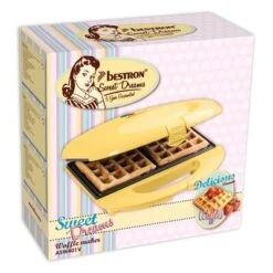 Bestron Wafelijzer Sweet Dreams ASW401V 700 W Vanillekleurig -Bestron image 9 440239