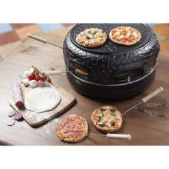 Bestron Pizzamaker Voor 4 Personen APD400Z 800 W Zwart -Bestron image 9 443328